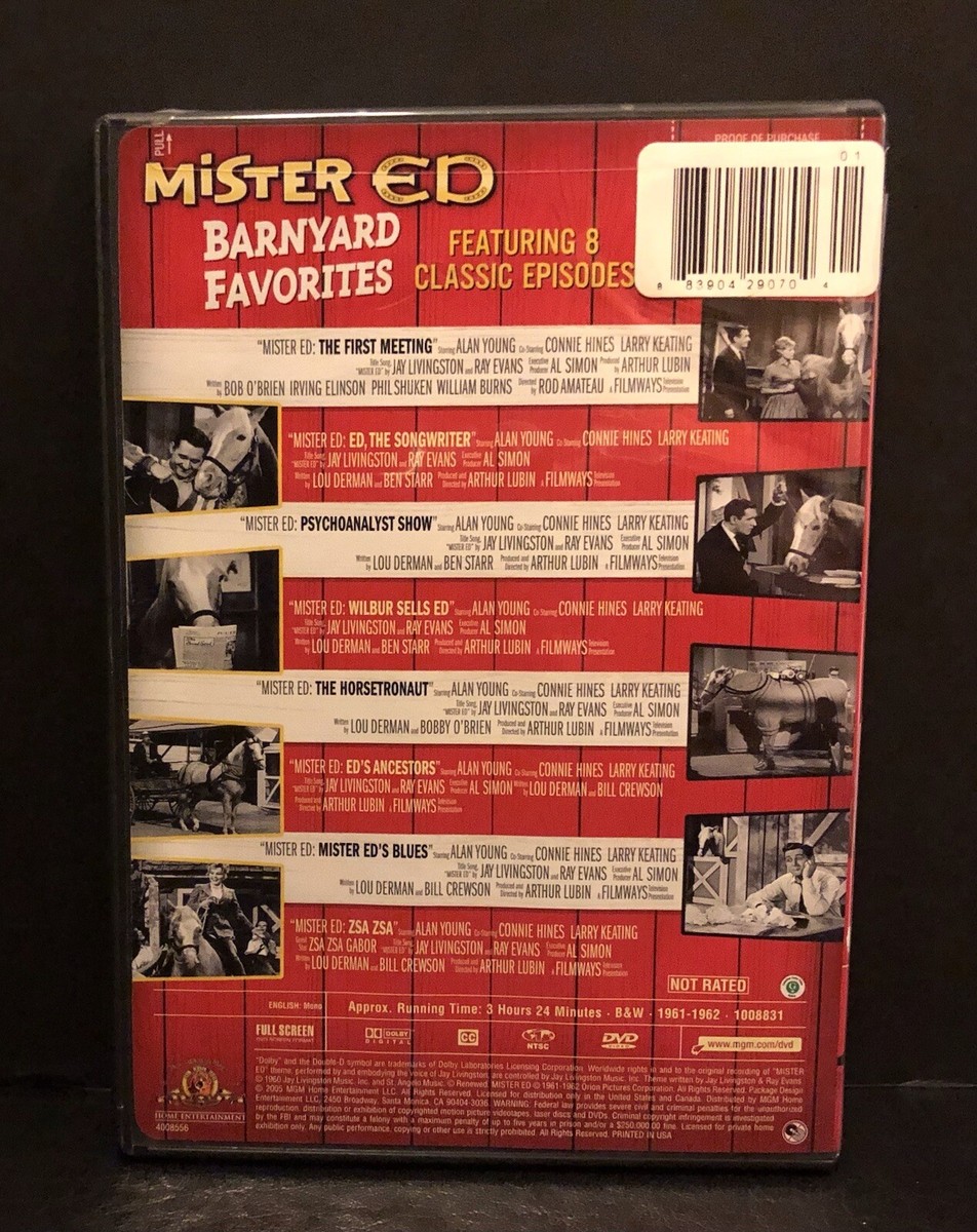 Mister Ed - Barnyard Favorites - DVD - 2005 - Pre Owned | eBay