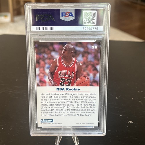 1992 SkyBox USA Basketball Michael Jordan #38 PSA 10 BULLEN EDELSTEIN NEUWERTIG HOF - Bild 2 von 2