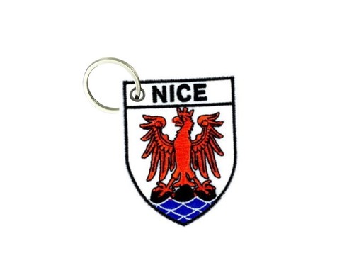 Akachafactory Wimpel Flagge – Frankreich/Nizza, 15x10 Cm, Polyester, Beidseitig Bedruckt