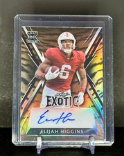 2023 Leaf Exotic Elijah Higgins Tiger Stripe Auto 11/15 Arizona Cardinals SSP