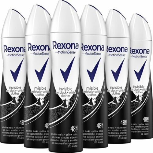 6 x Rexona Women Tropical Alcohol Free 48h Deodorant Spray 200ml (6x 6.76  oz)