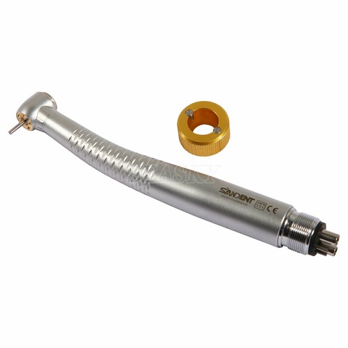 Turbina Dental Autogenerador 5 Luz LED Light 4 Orificios High Speed Handpiece - Imagen 3 de 10