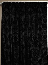 Taffeta Flocking Damask Curtain Panel/Window/Treatment/Photography Backdrop
