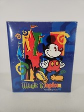 Mickey Mouse Binder / Photo Album DISNEY Magic Kingdom Vintage 12"