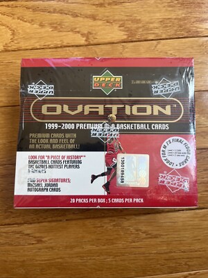 UD OVATION 1999-2000 Premium Basketball Cards 20 Packs/5 Cards Per Pack