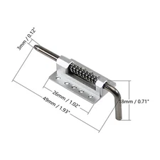 1PC Aluminum Canopy Hatch Latch Lock for RC Plane Airplane (ONLY ONE PIECE)