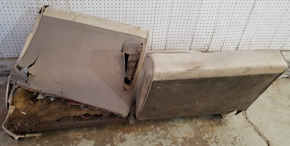 Banco dividido Seat 1960-65 Ford Ranchero Falcon Mustang 1963 62 vintage Foto 3 de 4