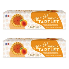 Aramella Apricot French Tartlet (16 Pieces / 300g / 10.5oz) 2 PACK