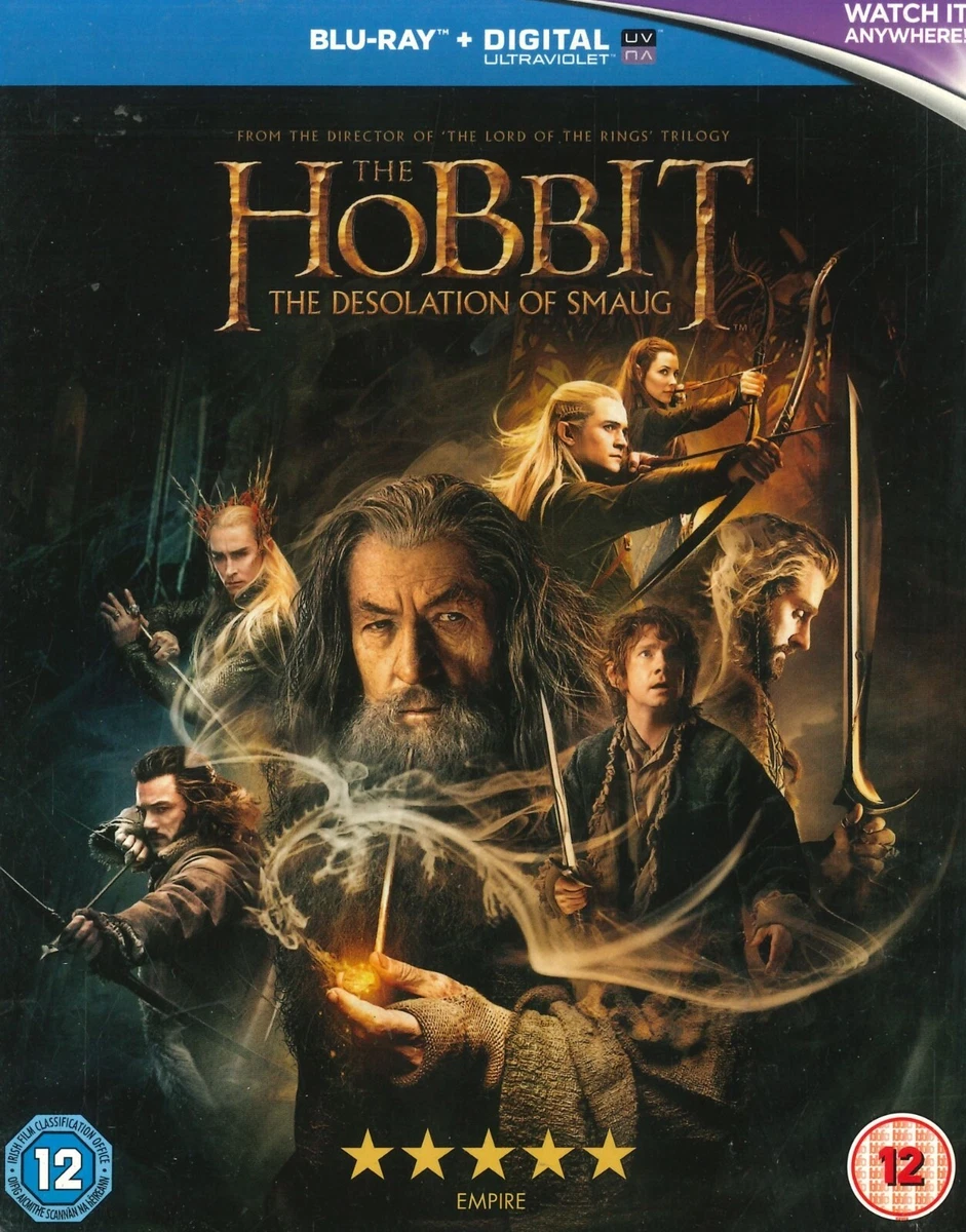 El Hobbit: la Desolación de Smaug (2013) Blu-Ray, Ian Mckellen, Martin Freeman