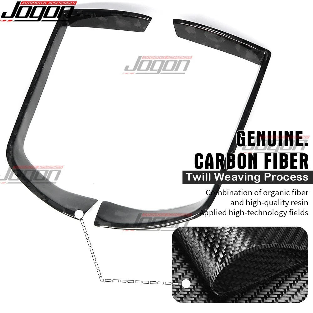 TRX Forged Carbon For Dodge Ram 1500 Laramie 20-up Console Air Vent Outlet Cover - Picture 4 of 12