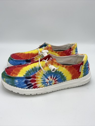 Shoes - Rainbow Mandala Tie Dye 