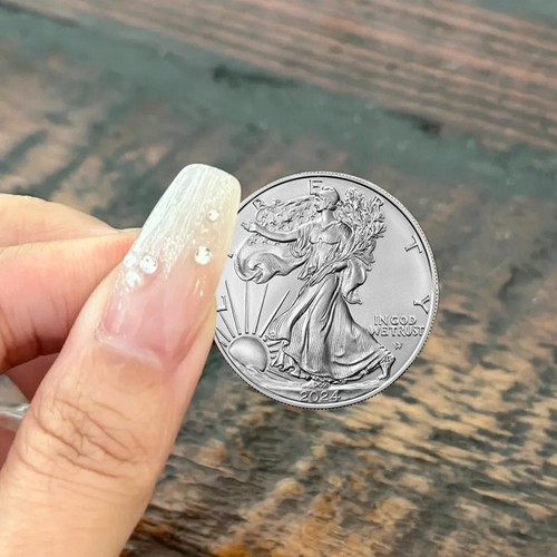 2024 American Silver Eagle $1 Coin 1 oz Fine Silver BU - Picture 6 of 8
