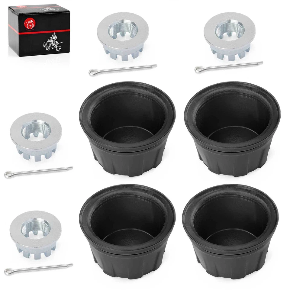 4 Wheel Center Cap Nut Pin Kit for Honda Rancher 420 Foreman 500 Rubicon 520 - Image 4 of 4