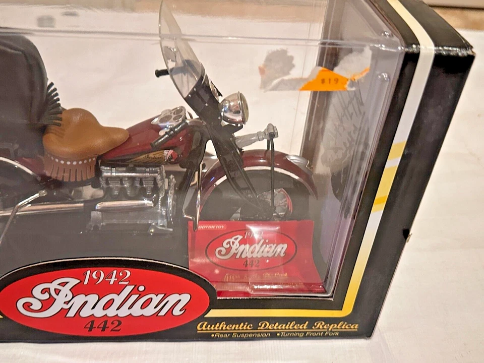 Indian 442 1942 motocicleta carrocería dura fundida a presión suspensión trasera horquilla de afinación Foto 3 de 4