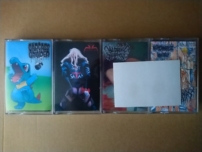 Tapes Lot: Carcass Grinder Abigail Sete Star Sept Vulgaroyal Bloodhill NxVx