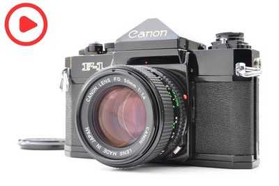 Canon F-1 35mm SLR w/ NFD 50mm F1.4 Lens from JAPAN [Exc+5 Meter