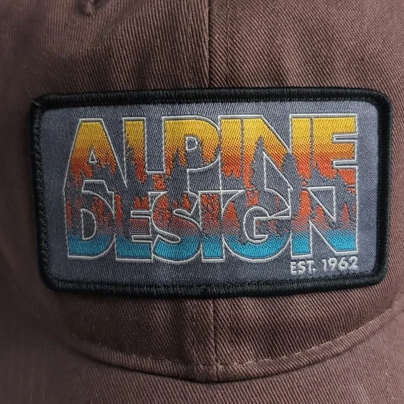 Alpine Design Brown Retro Patch Hat - image 2