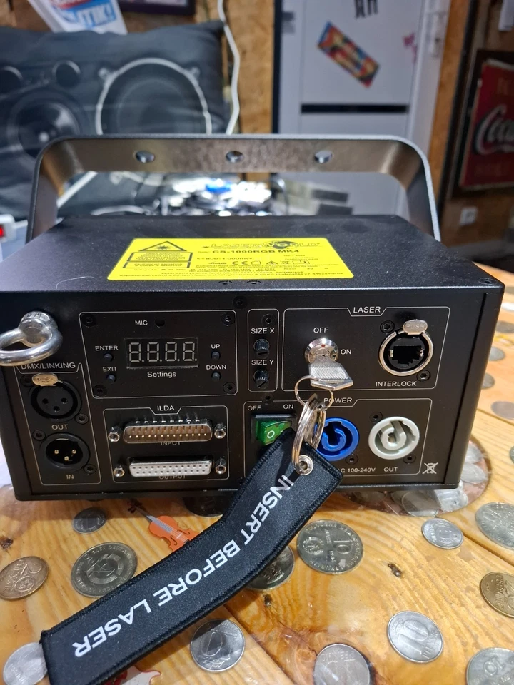 Laserworld CS-1000RGB MK4 - RGB Laser Gebraucht aber Top - Bild 3 von 4