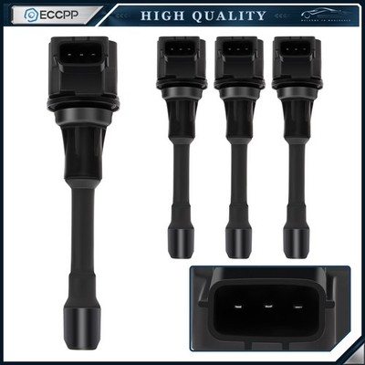 ECCPP 4 Ignition Coils For 2009-2012 Suzuki Equator Nissan Frontier L4 2.5L