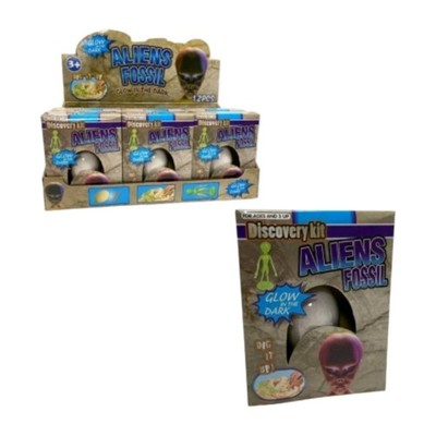 Aliens Fossil Discovery Kit - Dig It Up Glow in the Dark Alien Spielzeug - Kinder Wissenschaft