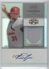 2012 Topps Triple Threads Unity Auto Relics 30/99 Lance Lynn #TTUAR-67 Auto 0b2