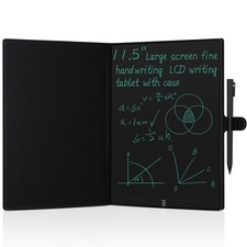 LCD Writing Tablet for Adults: 11.5 Inch with Leather Case Reusable Digital Note