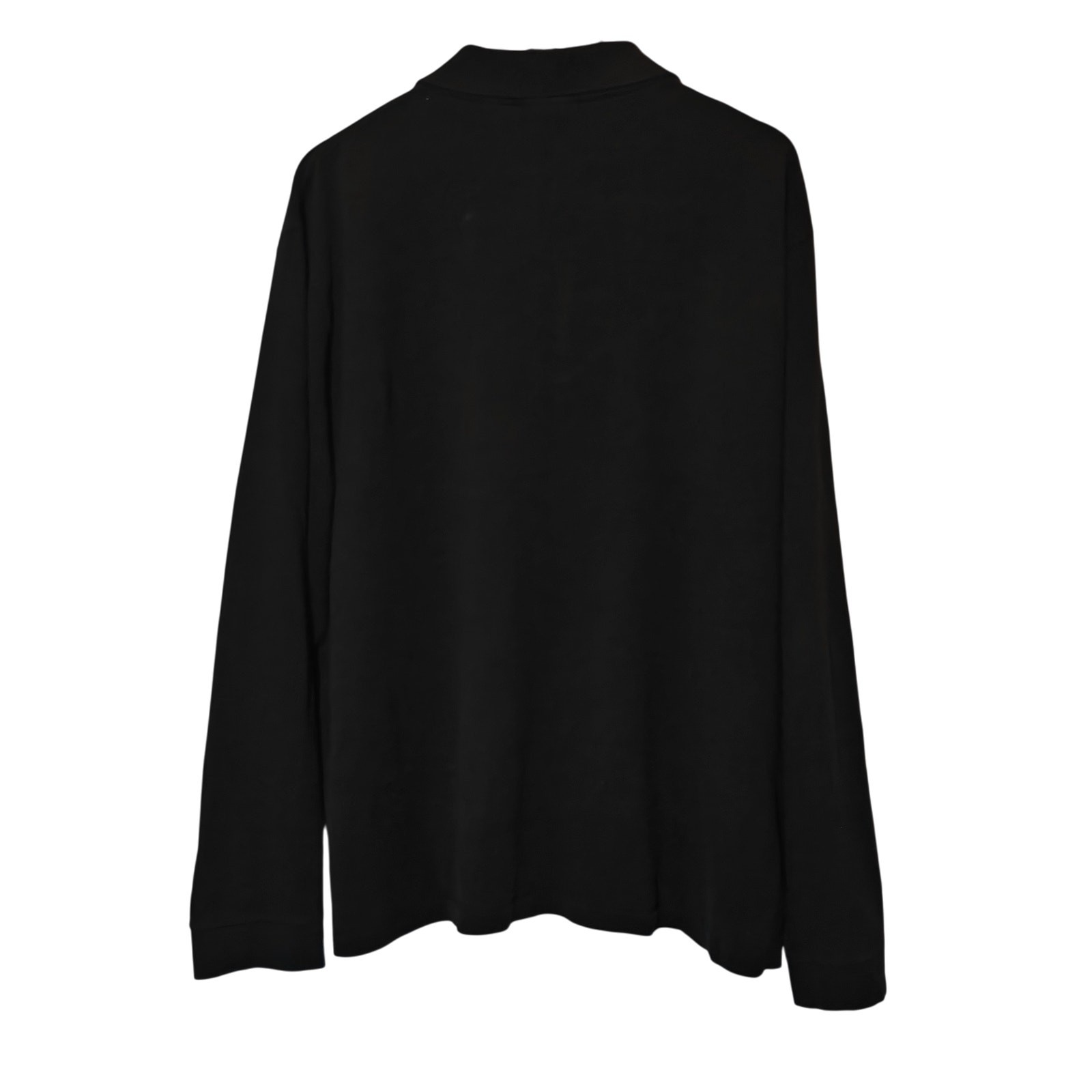 Lacoste Classic Fit Black Long Sleeve Polo Shirt Croc Logo US 3XL thumbnail 2