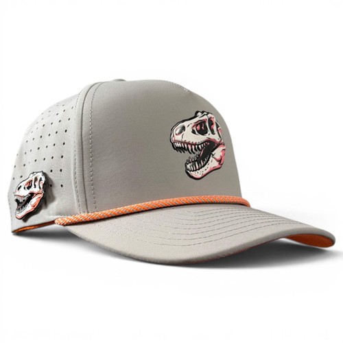 Fossil Fairway Golf Hat | Snapback Cap | Built-in Magnetic Ball Marker Holder +