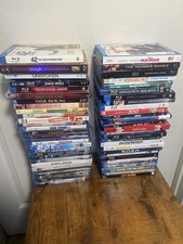 Blu-Ray Lot Of 57 Bundle Mixed Genre Movies Lot Mostly All New Sealed 
