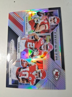 2018 Prizm Trifecta Patrick Mahomes 2nd Year Kareem Hunt Tyreek Hill Silver SSP