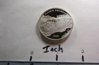 ALASKA RAILROAD 1999 LOCOMOTIVE TRAIN ALASKA MINT 999 SILVER COIN RARE 5ARO