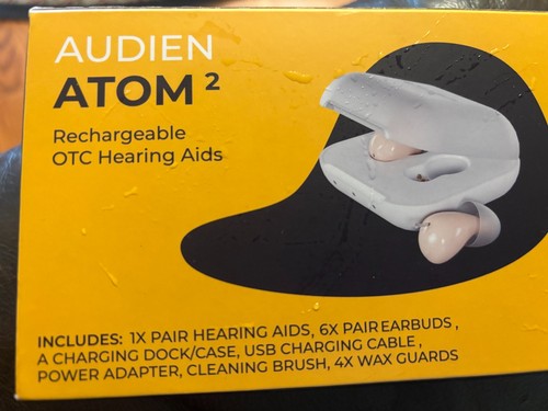 audien atom 2 rechargable hearing aids
