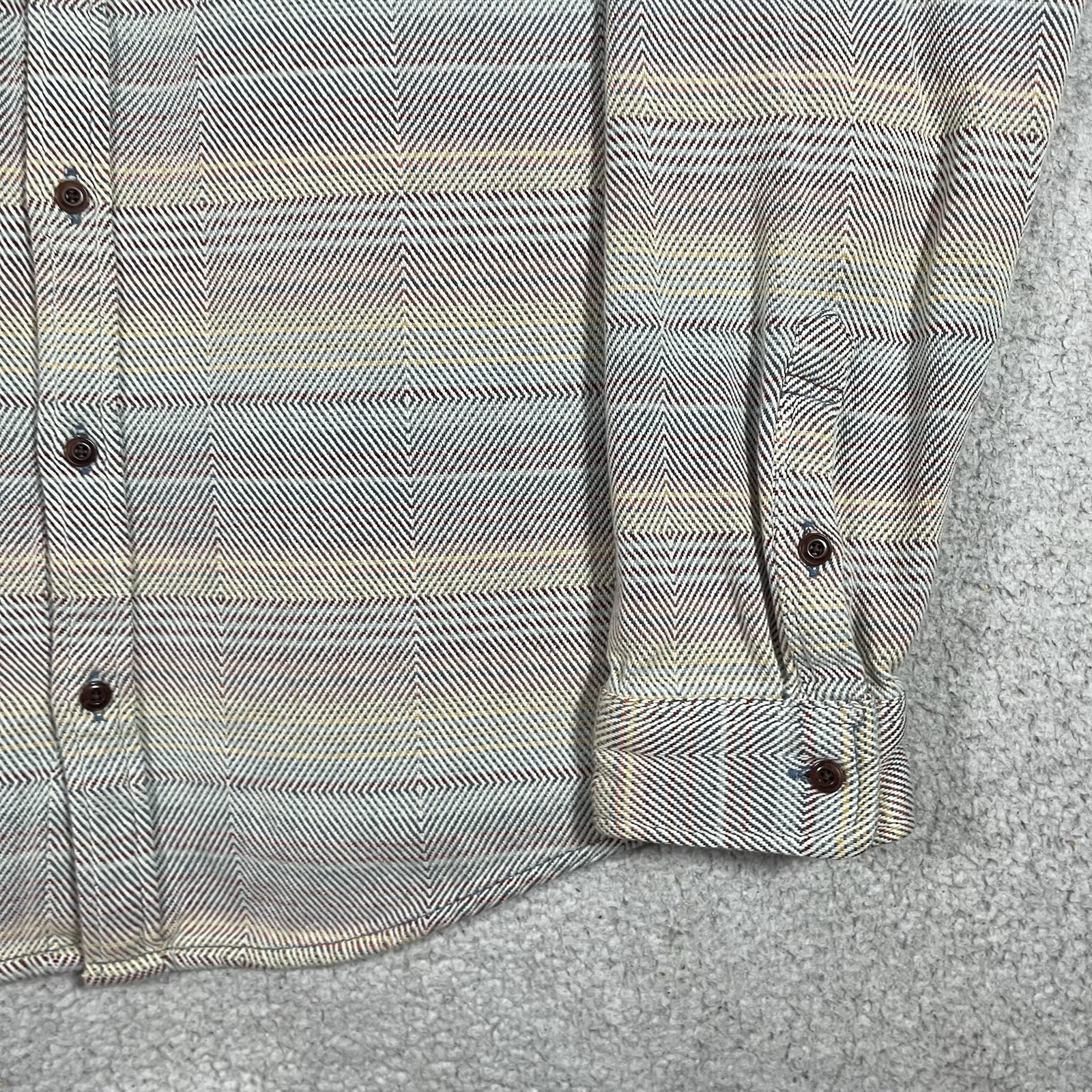 Outerknown Shirt Mens 2XL Blanket Heavy Organic Cotton Shacket Mojave Stripe