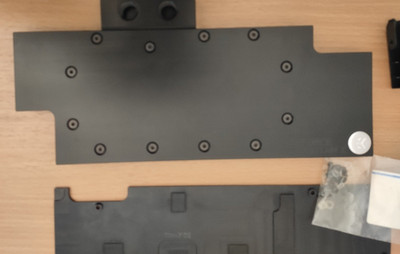 EK Wasserkühler GTX Titan X / GTX 1080 Ti + Backplate Schwarz Acetal