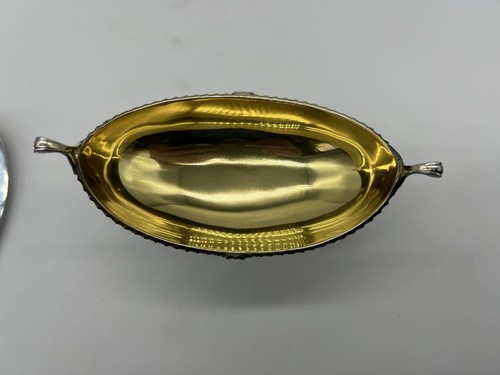 VTG 800 Silver Fornari Roma Italian Lidded Silver Sauce Tureen 274 Grams - Picture 8 of 19