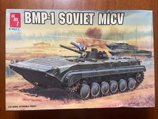 BMP-1 Soviet MICV -  1/35 Scale AMT/ERTL Unassembled AFV Kit#8678