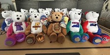 Vtg Limited Treasures NWT Set Of 17 Coin Bears Including Sacagawea 1-16