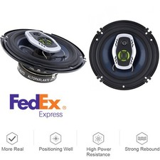 2pcs 6.5" Two-way 600W Loud Sound Car Stereo Audio Music Hifi Speakers Universal