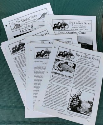 Origina Complete Set 17 Issues of The Toy Cannon News Oct 94 through June 98