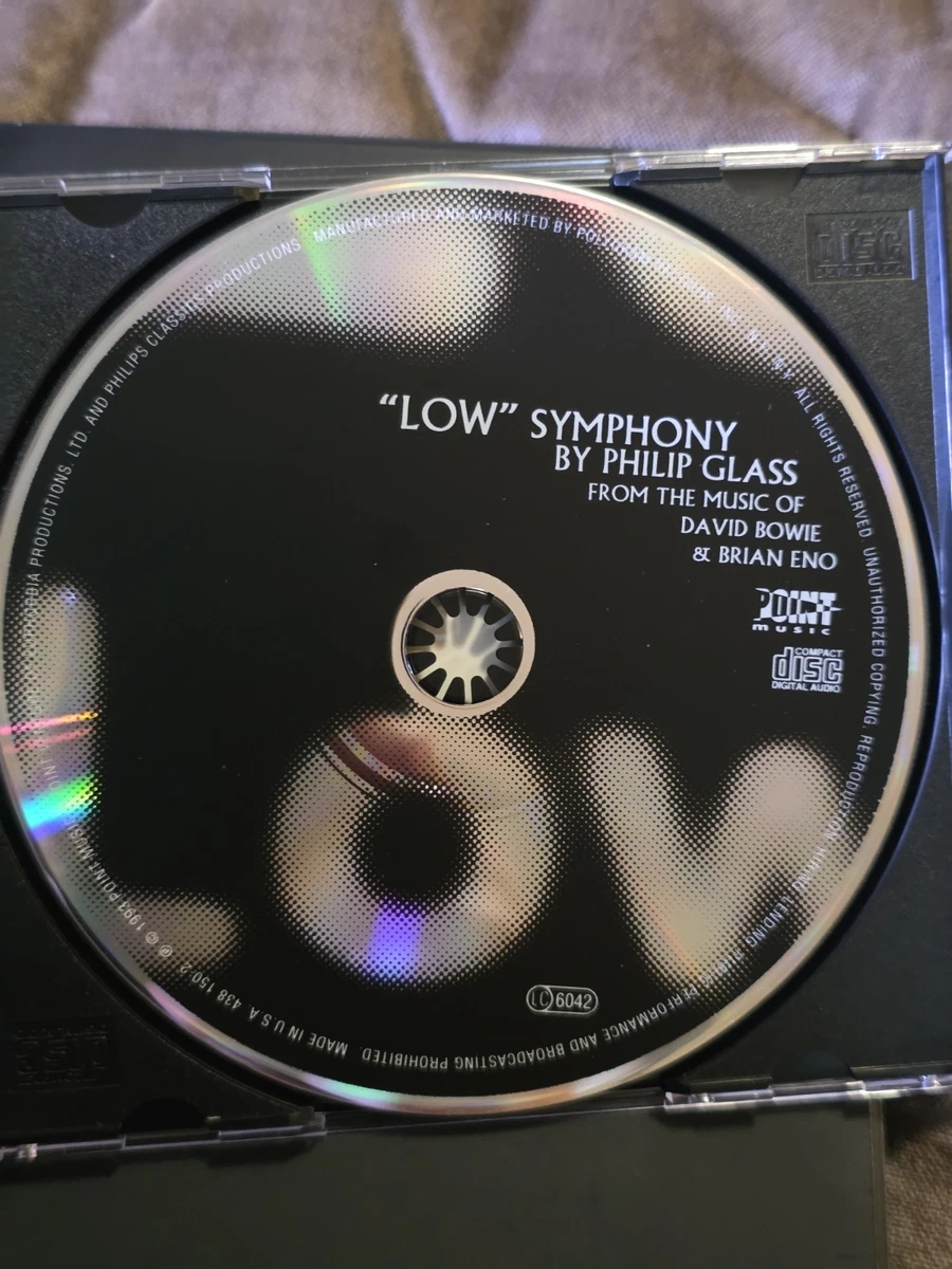 Philip Glass - LOW Symphony - Music of Eno & Bowie - Autographed Insert