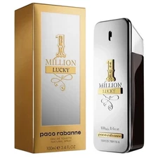 NEW IN BOX 1 Million Lucky Eau De Toilette EDT For Men 3.4 Oz /100 ml