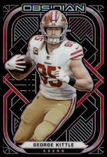 2021 Panini Obsidian #89 George Kittle Electric Etch Red #/10
