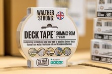 WALTHER STRONG DECKING TAPE 50mm x 20m NEW AND SEALED  Decking Tape Joist Tape 
