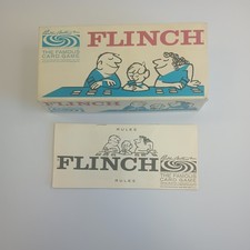 Vintage Flinch Card Game 1963 in Box with Instructions Parker Brothers