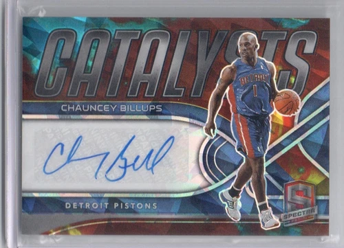 2021-22 Panini Spectra Basketball Chauncey Billups Catalysts Autograph #CAS-C...