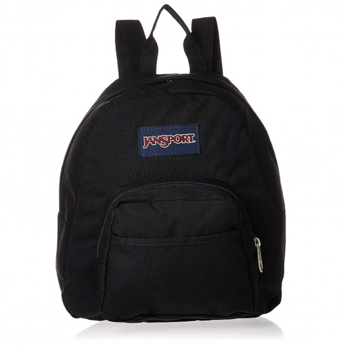 JanSport Half Pint Mini Backpack - Ideal Day Bag for Travel, Black, NWT