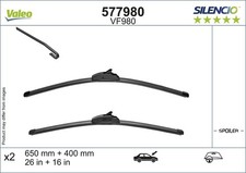 Wischblatt Scheibenwischer SILENCIO FLAT BLADE SET VALEO 577980 für MAZDA NISSAN