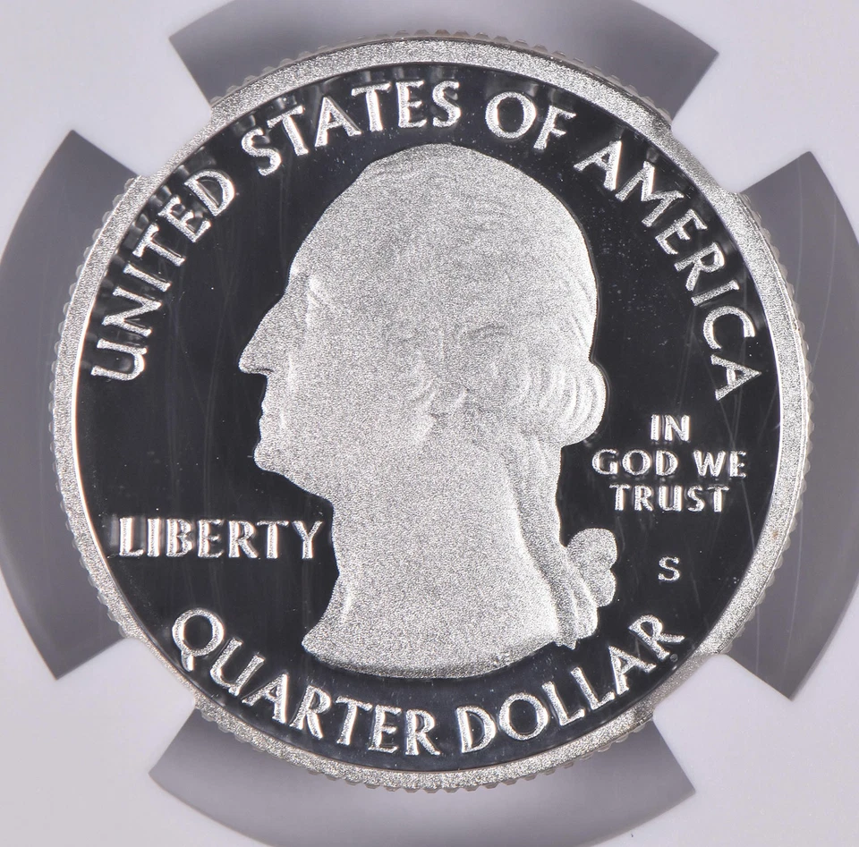 2013-S Silver PF69 ANT Peace Memorial Quarter Limited Edition NGC *6184 - Image 4 of 4