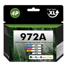 Ink Cartridges for HP 972a Combo Pack 972A 972 X for HP PageWide Pro MFP 477dw
