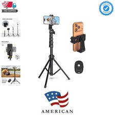 64 Tripod for Cell Phone Camera, Phone Tripod with Remote and Phone Holder...